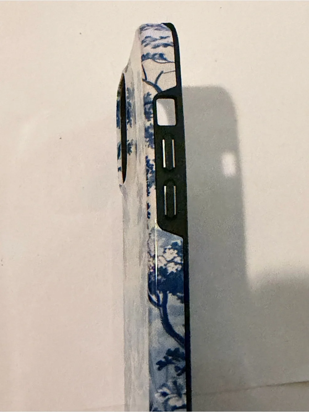 French Blue Toile pattern Pastoral scene Vintage Case for iPhone 14 Pro Max